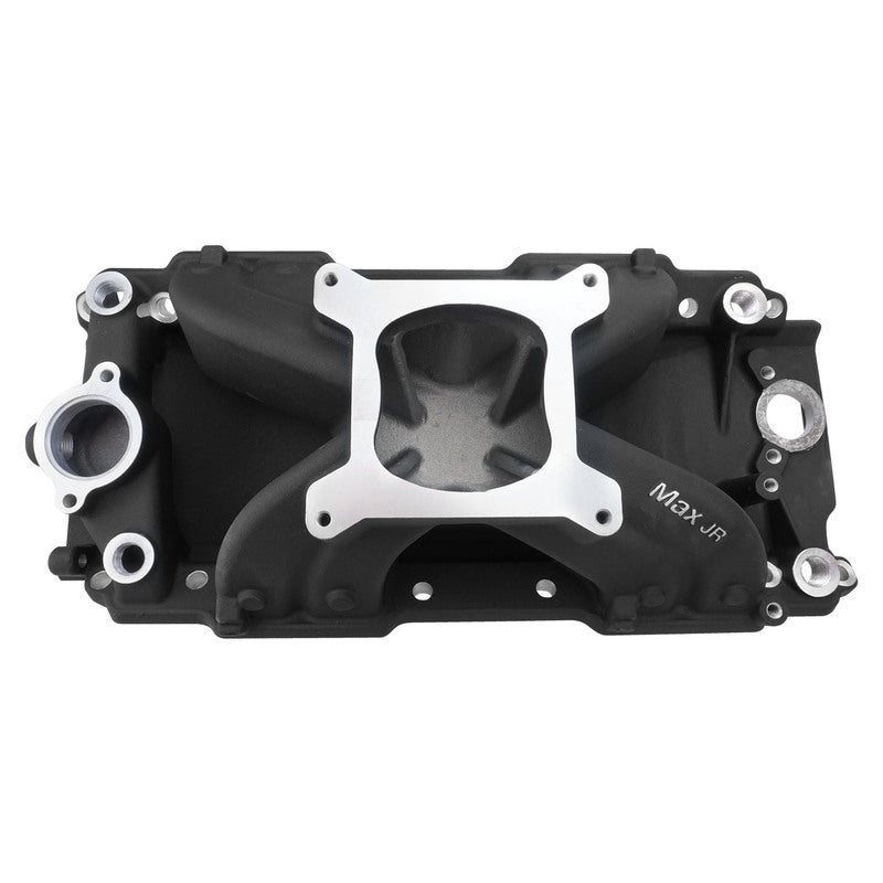 Proflow Intake Manifold, Max Jr. Single Plane, Aluminium, Black Oval Port, For Chevrolet, Big Block, Each - PFEM2902-BK