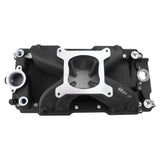 Proflow Intake Manifold, Max Jr. Single Plane, Aluminium, Black Oval Port, For Chevrolet, Big Block, Each - PFEM2902-BK