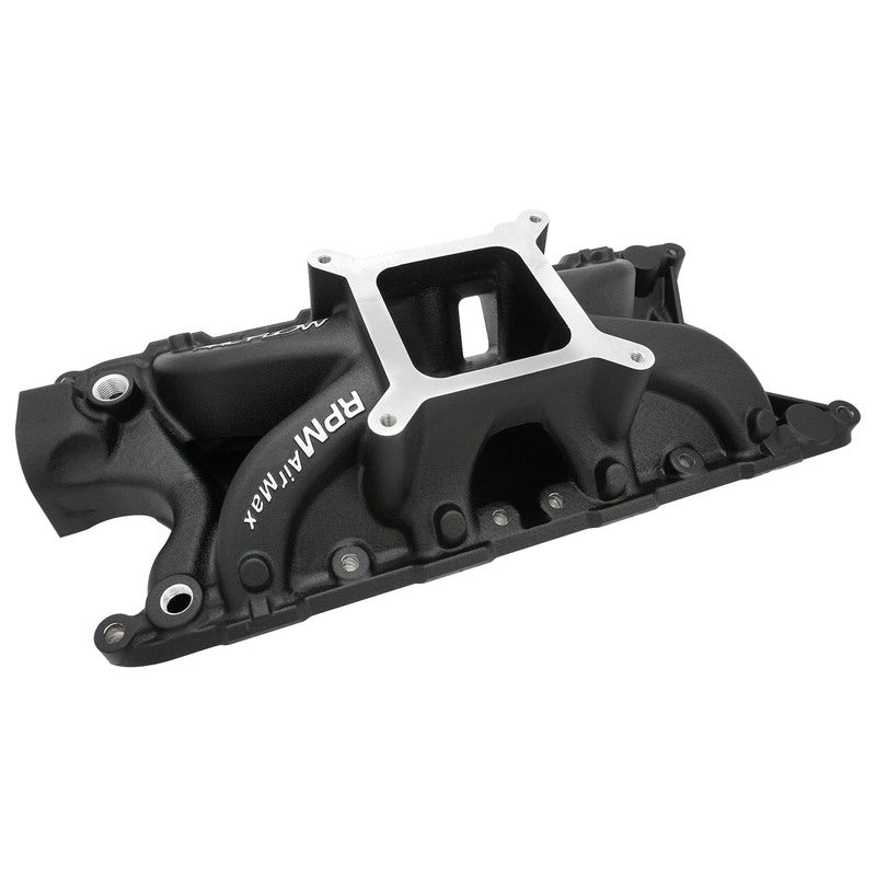 Proflow Intake Manifold, Max Jr, Single Plane, Aluminium, Black, Square Bore, SB For Ford, 289, 302W - PFEM2921-BK-COSM PFEM2921-BK-COSM