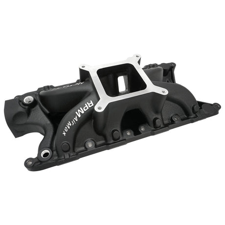 Proflow Intake Manifold, Max Jr, Single Plane, Aluminium, Black, Square Bore, SB For Ford, 289, 302W - PFEM2921-BK-COSM PFEM2921-BK-COSM