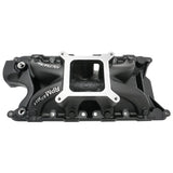 Proflow Intake Manifold, Max Jr, Single Plane, Aluminium, Black, Square Bore, SB For Ford, 289, 302W - PFEM2921-BK-COSM