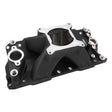 Proflow Intake Manifold, SuperMax, Single Plane, Aluminium, Black, Square Bore, SB Chev - PFEM2925-BK PFEM2925-BK