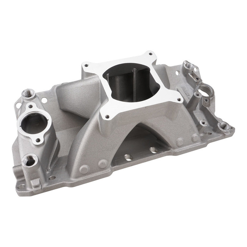 Proflow Intake Manifold, Super Max, Single Plane, Aluminium, Natural, Square Bore, SB Chev up to - PFEM2925 PFEM2925