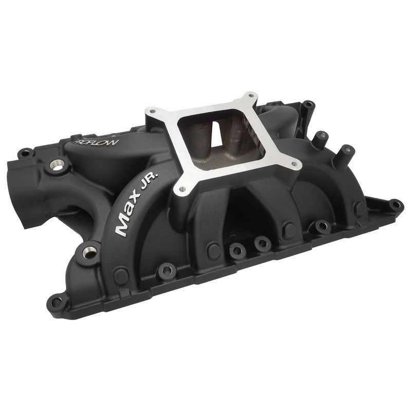 Proflow Intake Manifold, Max Jr, Single Plane, Aluminium, Black, Square Bore, SB For Ford, 351W, Each - PFEM2981-BK PFEM2981-BK