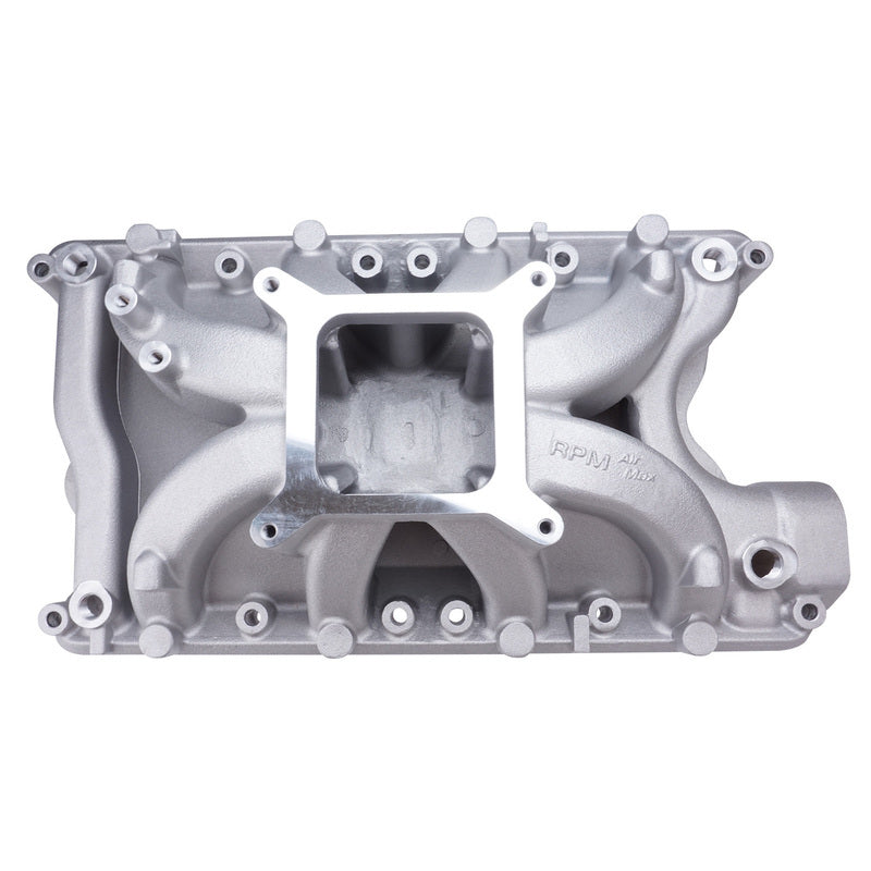 Proflow Intake Manifold, "Cosmetic Blemish" Max Jr, Single Plane, Aluminium, Natural, Square Bore, SB For Ford, 351W - PFEM2981-COSM