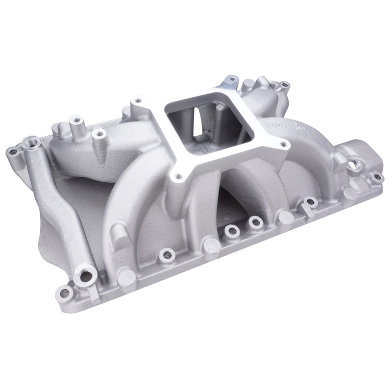 Proflow Intake Manifold, "Cosmetic Blemish" Max Jr, Single Plane, Aluminium, Natural, Square Bore, SB For Ford, 351W - PFEM2981-COSM PFEM2981-COSM