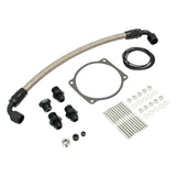 Proflow Intake Manifold, Supermax Hi Ram, Cast Aluminium, Holden Commodore LS3/L92, with Fuel Rails, Kit, Black - PFEM300116-BK