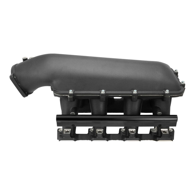 Proflow Intake Manifold, Supermax Hi Ram, Cast Aluminium, Holden Commodore LS3/L92, with Fuel Rails, Kit, Black - PFEM300116-BK