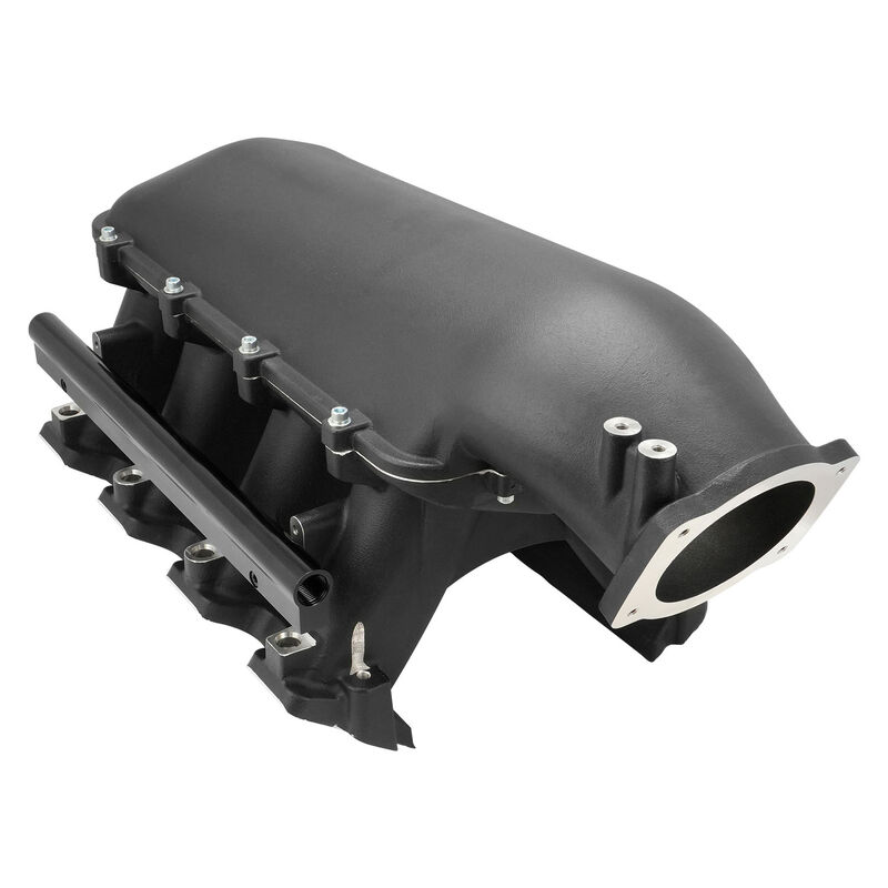 Proflow Intake Manifold, Supermax Hi Ram, Cast Aluminium, Holden Commodore LS3/L92, with Fuel Rails, Kit, Black - PFEM300116-BK PFEM300116-BK