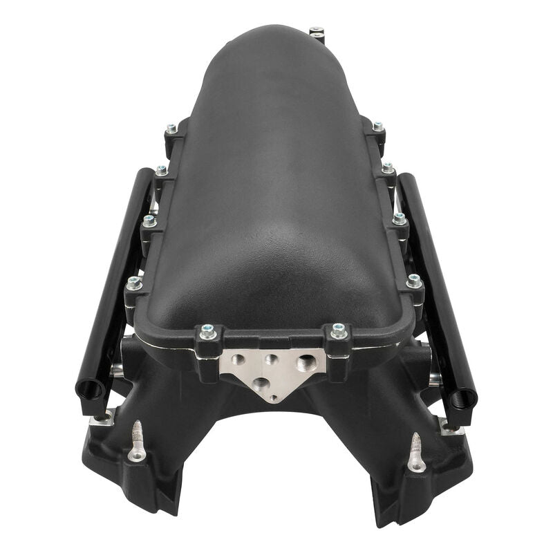 Proflow Intake Manifold, Supermax Hi Ram, Cast Aluminium, Holden Commodore LS3/L92, with Fuel Rails, Kit, Black - PFEM300116-BK