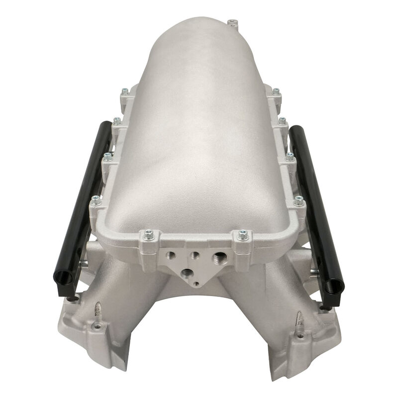 Proflow Intake Manifold, Supermax Hi Ram, Cast Aluminium, Holden Commodore LS3/L92, with Fuel Rails, Kit, Natural - PFEM300116