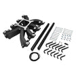 Proflow Intake Manifold, RPM AirMax-EFI, Aluminium Black, Chev Holden Commodore LS1/LS2 Heads, Single Plane, With Fuel Rails, Kit - PFEM300137BK PFEM300137BK