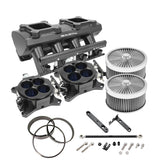 Proflow SuperMax Intake Manifold Kit, Tunnel Ram, For Holden Commodore LS1/LS2, EFI 4150, Fabricated Silver, kit - PFEM63238-KIT-S PFEM63238-KIT-S