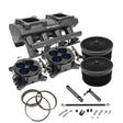 Proflow SuperMax Intake Manifold Kit, Tunnel Ram, For Holden Commodore LS1/LS2, EFI 4150, Fabricated Black, kit - PFEM63238-KIT PFEM63238-KIT