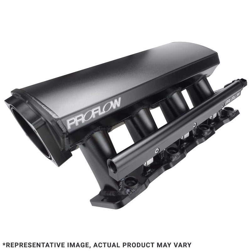 Proflow SuperMax EFI Intake Manifold Kit, For Holden Commodore LS3/L92, Fabricated Black, w/Fuel Rails, 102mm Bore - PFEM63242