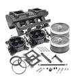 Proflow SuperMax Intake Manifold Kit, Tunnel Ram, For Holden Commodore LS3/L92, EFI 4150, Fabricated Silver, Kit - PFEM63248-KIT-S PFEM63248-KIT-S