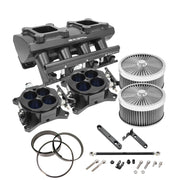 Proflow SuperMax Intake Manifold Kit, Tunnel Ram, For Holden Commodore LS3/L92, EFI 4150, Fabricated Silver, Kit - PFEM63248-KIT-S PFEM63248-KIT-S