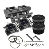 Proflow SuperMax Intake Manifold Kit, Tunnel Ram, For Holden Commodore LS3/L92, EFI 4150, Fabricated Black, Kit - PFEM63248-KIT PFEM63248-KIT