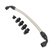 Proflow SuperMax Intake Manifold, Tunnel Ram, For Holden Commodore LS3/L92, EFI 4150, Fabricated Black, W/Fuel Rails - PFEM63248