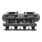 Proflow SuperMax Intake Manifold, Tunnel Ram, For Holden Commodore LS3/L92, EFI 4150, Fabricated Black, W/Fuel Rails - PFEM63248