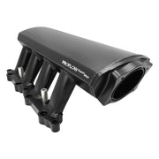 Proflow SuperMax EFI Intake Manifold With Fuel Rails, Fabricated, Black, 102mm Throttle Body, For Ford Mustang, 5.0L Coyote, Each - PFEM64293 PFEM64293