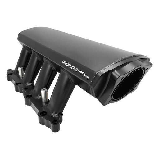 Proflow SuperMax EFI Intake Manifold With Fuel Rails, Fabricated, Black, 102mm Throttle Body, For Ford Mustang, 5.0L Coyote, Each - PFEM64293 PFEM64293