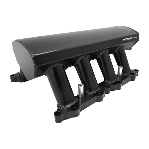 Proflow SuperMax EFI Intake Manifold With Fuel Rails, Fabricated, Black, 102mm Throttle Body, For Ford Mustang, 5.0L Coyote, Each - PFEM64293