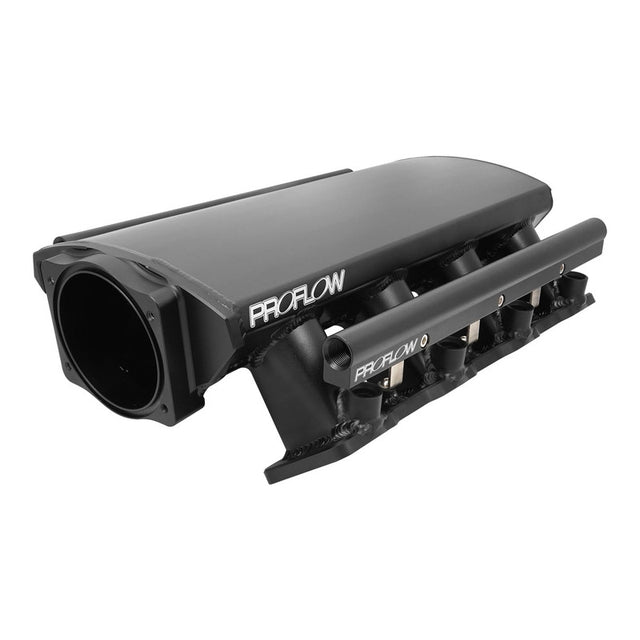 Proflow SuperMax EFI Intake Manifold Kit, Low Profile, For Holden Commodore LS3/L92, Fabricated Black, w/Fuel Rails, 102mm Bore - PFEM67322 PFEM67322