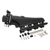 Proflow Intake Manifold Kit, For Nissan SR20 S13, Fabricated Aluminium, Black, 76mm Throttle Body, Fuel Rail Kit - PFEM67522BK