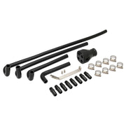 Proflow Coolant Collector Adaptor Kit, Suits RB25 Fabricated Intake Manifolds, Black - PFEM67525-1 PFEM67525-1