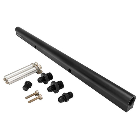 Proflow Intake Manifold Fuel Rail Kit, For Nissan RB25 Inlet Plenum, Aluminium, Black - PFEM67525BK-FR PFEM67525BK-FR