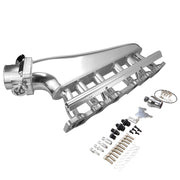 Proflow Intake Manifold Kit, Fabricated Aluminium, Polished, For Nissan, Commodore RB30, Inlet Plenum, 90mm Throttle Body, Fuel Rail Kit - PFEM67530 PFEM67530