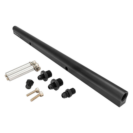 Proflow Intake Manifold Fuel Rail Kit, For Nissan RB30 Inlet Plenum, Aluminium, Black - PFEM67530BK-FR PFEM67530BK-FR