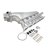 Proflow Intake Manifold Kit, Fabricated Aluminium, Polished, For Nissan TB48 Inlet Plenum, 90mm Throttle Body, Fuel Rail Polished - PFEM67535 PFEM67535