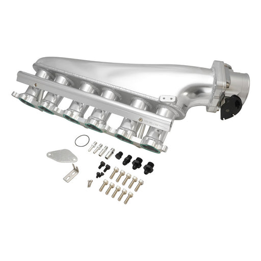 Proflow Intake Manifold Kit, Fabricated Aluminium, Polished For Toyota 1JZ-GTE Inlet Plenum, 90mm Throttle Body, Fuel Rail - PFEM67540 PFEM67540
