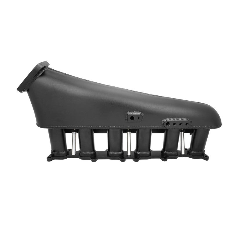 Proflow Intake Manifold Kit V2, For Ford Falcon XR6 BA/BF/FG Barra, Fabricated Aluminium, Black, 80mm Bore - PFEM67740BK
