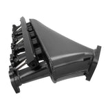 Proflow Intake Manifold Kit V2, For Ford Falcon XR6 BA/BF/FG Barra, Fabricated Aluminium, Black, 80mm Bore - PFEM67740BK