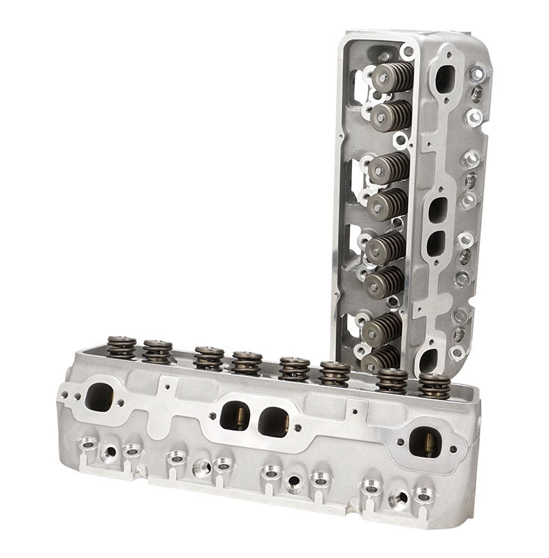 Proflow Cylinder Head AirMax 180 & Intake Kit, Manifold, AirMax, Aluminium, Black Square Bore, For Chevrolet, Small Block - PFEM7501-BK-HEADS