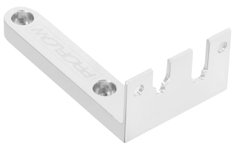 Proflow Throttle Cable Bracket, For GM LS2, Intake Manifold Mount, Billet Aluminium, Silver - PFEM7560 PFEM7560