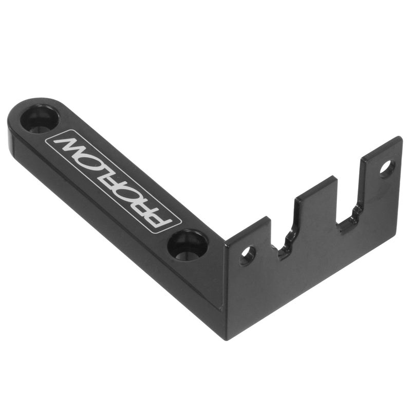 Proflow Throttle Cable Bracket, For GM LS2, Intake Manifold Mount, Billet Aluminium, Black - PFEM7560BK PFEM7560BK