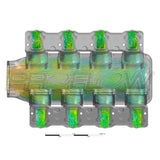 Proflow Billet CNC LS Intake Manifold Kit, SuperMax Plus, For Holden Commodore LS1/LS2, 102mm Bore, Gloss Black - PFEMB69000