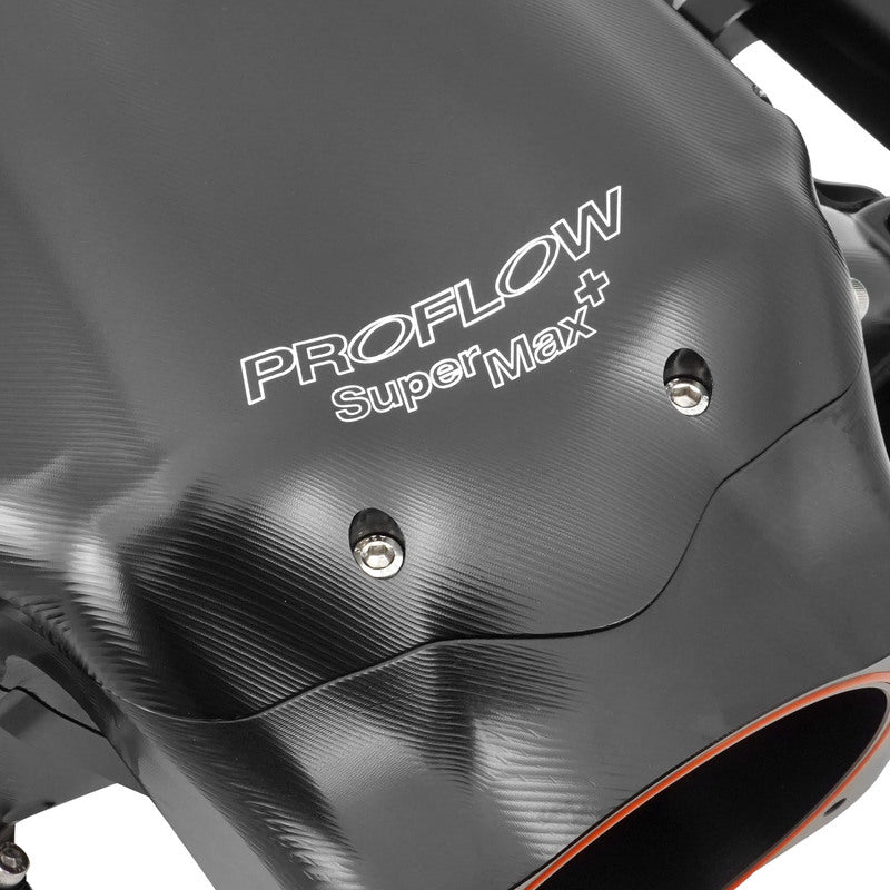 Proflow Billet CNC LS Intake Manifold Kit, SuperMax Plus, For Holden Commodore LS3/L92, 102mm Bore, Gloss Black - PFEMB69001