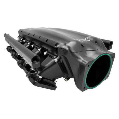 Proflow Billet CNC LS Intake Manifold Kit, SuperMax Plus, For Holden Commodore LS3/L92, 102mm Bore, Gloss Black - PFEMB69001 PFEMB69001