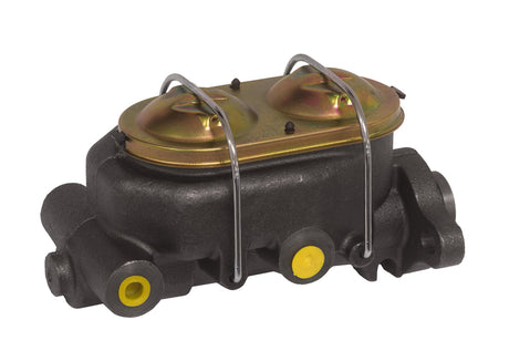 Proflow Master Cylinder, GM Universal, Cast Iron, Black, 1.00 in. Bore, Dual Bowl, Left Port, Each - PFEMC1312BK PFEMC1312BK