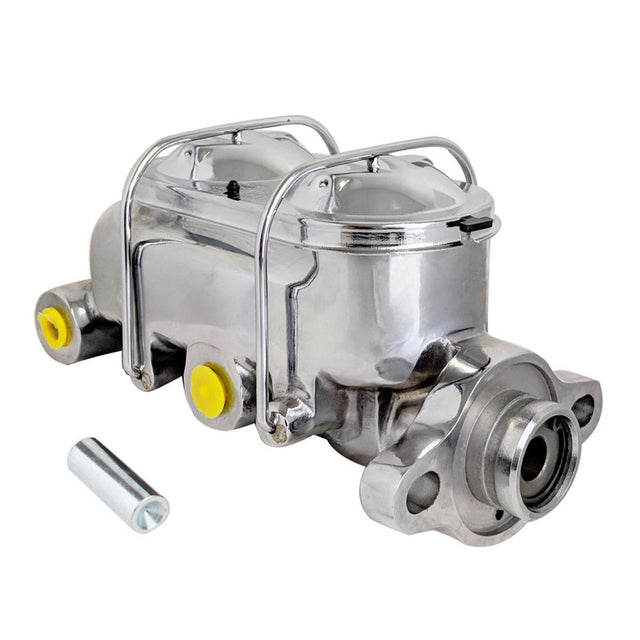 Proflow Master Cylinder, GM Universal Cast Iron, Polished, 1.1.25in. Bore, Dual Bowl, Ports both sides, Each - PFEMC2912CH PFEMC2912CH