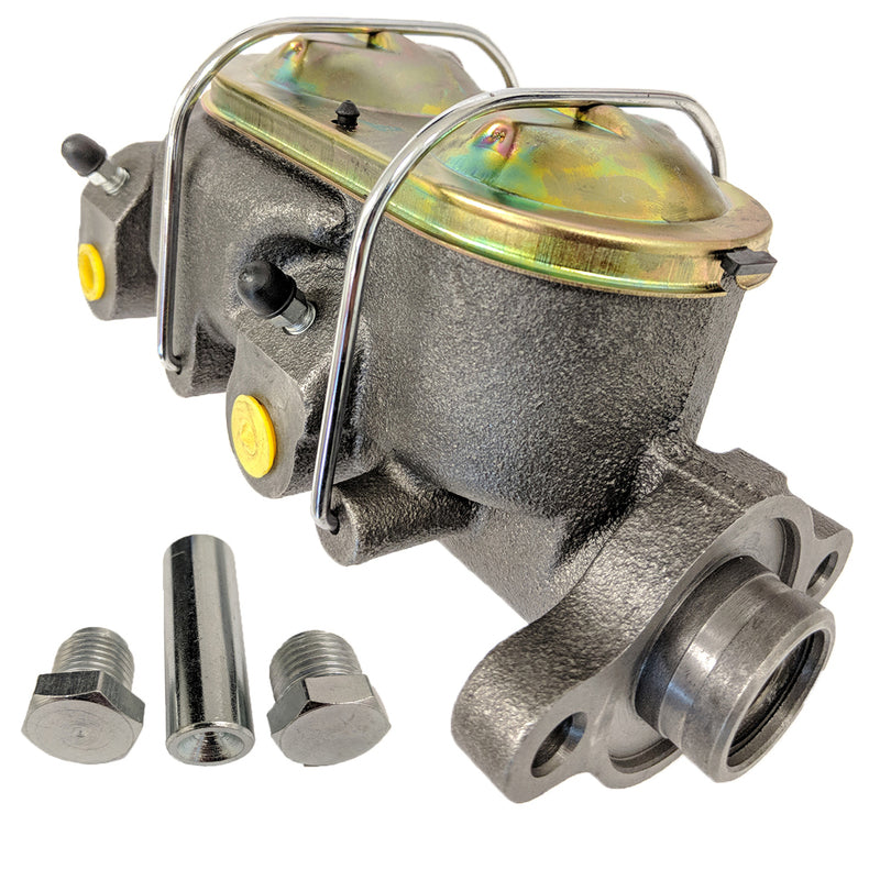 Proflow Master Cylinder, GM Original Style 67-77, Cast Iron, Natural, 1-1/8 in. Bore, Dual Bowl, Left Port, GM Original Style 67-77 - PFEMC3090 PFEMC3090