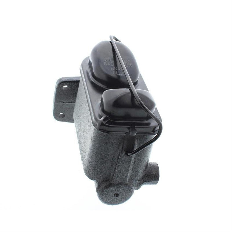 Proflow Master Cylinder, Mopar For Chrysler 66-74, Cast Iron, Black, 1-1/8 in. Bore, Dual Bowl, Disc/Drum, Each - PFEMC3560BK