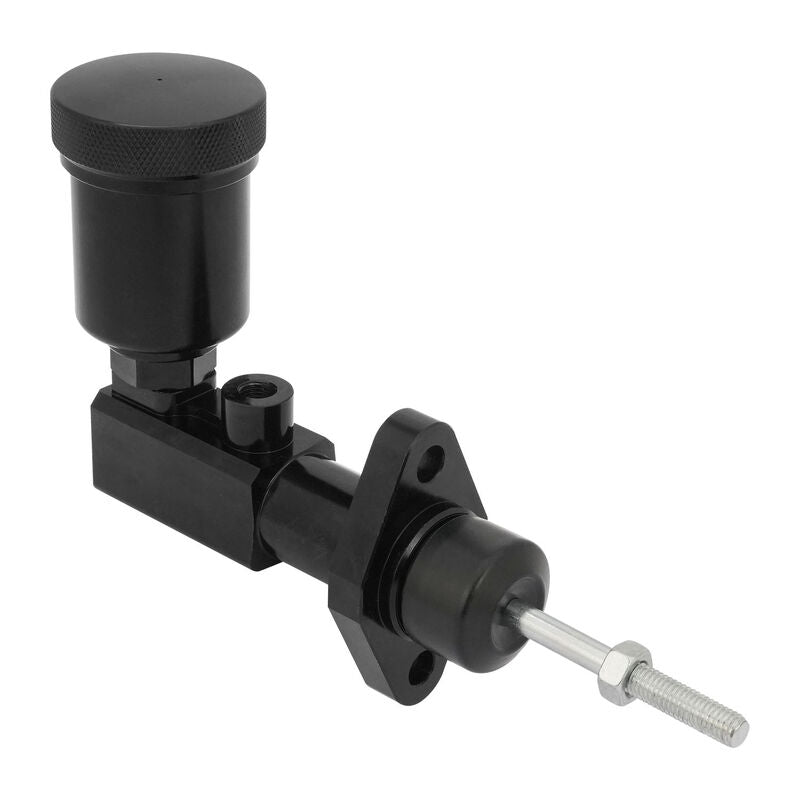 Proflow Master Cylinder, Billet Aluminium, Black Anodised, Single Piston .750 in. Bore, 3/8”-24 Ball Flare Seat, Universal, Kit - PFEMC8000BK PFEMC8000BK