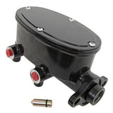 Proflow Master Cylinder, Aluminum, Black Powdercoat, 1-1/8 in. Bore, Dual Bowl, Front Disc/Rear Drum - PFEMC8559-BK PFEMC8559-BK