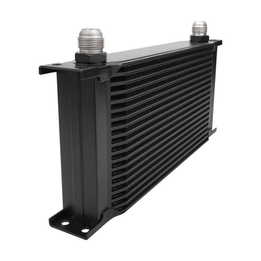 Proflow Oil Cooler, Ultra Pro Aluminium Black, 19-Row, Compact Version 340mm x 140mm x 50mm Female AN10 lnlet/Outlet - PFEOC19
